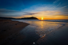 Sunset Minehead Beach