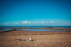 Resting by the Sea at Low Tide