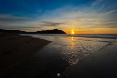 Sunset Minehead Beach