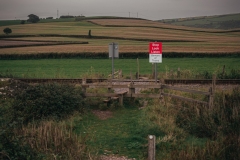 Railway footpath